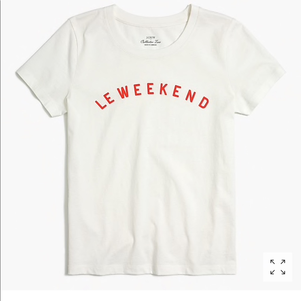 JCrew Factory Le Weekend T, XXS